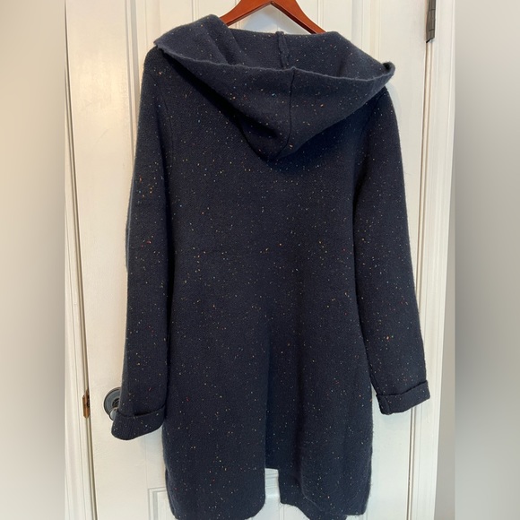 Navy Speckled Confetti Coatigan by Lovestitch S/M - Picture 4 of 8